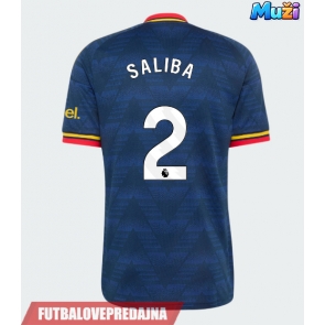 Lacne Muži Futbalové dres Arsenal William Saliba #2 2026-27 Krátky Rukáv - Preč